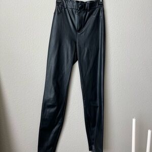 Zara skinny leather pant